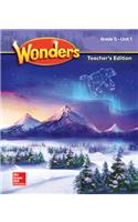 Wonders Teacher's Edition Unit 1 Grade 5: (Elementary Core Reading)