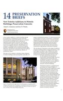 New Exterior Additions to Historic Buildings: Preservation Concerns