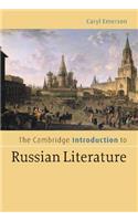 The Cambridge Introduction to Russian Literature