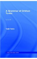 A Grammar of Orkhon Turkic