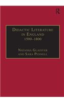 Didactic Literature in England 1500-1800