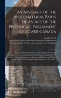 An Abstract of the Most Material Parts of an Act of the Provincial Parliament of Lower-Canada [microform]