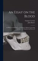 Essay on the Blood