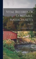Vital Records of Dunstable, Massachusetts