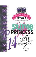 It's Not Easy Being A Slime Princess At 14: Be The Queen Doodling Blank Lined Writing Journal Diary For Girls