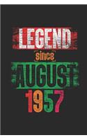 Legend Since August 1957