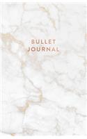 Bullet Journal: Gold Grey Marble - Dot Grid Bullet Journal Notebook, Gift for Women and Teen Girls (5.5 x 8.5 - 120 pages)