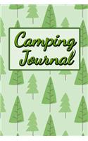 Camping Journal: Cute Novelty Camping Gift Notebook for Campers Lined Journal to Write in