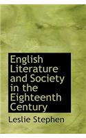 English Literature and Society in the Eighteenth Century