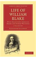 Life of William Blake 2 Volume Paperback Set