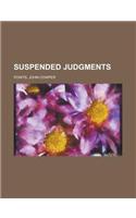 Suspended Judgments