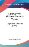A Jogugyletek Altalanos Tanainak Vazlata: Dogmaticai Ertekezes (1908)
