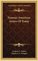 Famous American Actors of Today