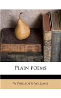 Plain Poems
