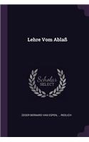 Lehre Vom Ablaß