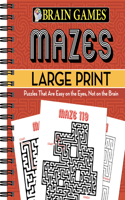 Brain Games - Mazes Large Print: (Brain Games Large Print)