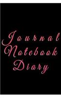 Journal Notebook Diary