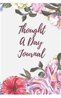 Thought a Day Journal: 5 Years of Memories, Blank Date No Month