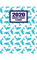 2020 Monthly Budget Planner: Weekly Budget Bill Planner Organizer Expense Tracker Notebook - Dolphin Lover Sea Ocean Animal