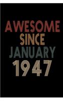 Awesome Since January 1947