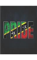 Pride: Saint Kitts & Nevis Heritage Gift for Kittitian or Nevisian Coworker from Basseterre Undated Planner Daily Weekly Monthly Calendar Organizer Journal