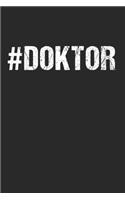 Hashtag Doktor Doktortitel Doktorarbeit Arzt: 120 Pages 6 'x 9' -Dot Graph Paper Journal Manuscript - Planner - Scratchbook - Diary