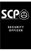 SCP Foundation - Security Officer Notebook - College-ruled notebook for scp foundation fans - 6x9 inches - 120 pages