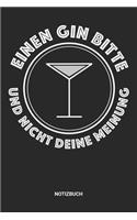 Notizbuch: A5 Notizheft mit leeren Linien für einen Gin und Cocktail Liebhaber? Ideales Longdrink Journal oder Notizbuch für Gintonic Fans. Perfektes Tagebuch 