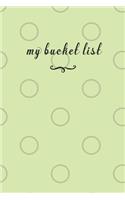 My Bucket List