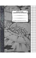 Graph Paper Composition Notebook: 110 Pages - Quad Ruled 4x4 - 8.5" x 11" Large Notebook with Grid Paper - Math Notebook For Students