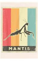 Mantis: Nifty Cute Praying Mantis Animal Insect Heartbeat Cartoon December Wide Ruled Paper Winter Notebook Journal Blank Lined Workbook for Teens Kids Stud(9 Cute Mantis Journal Notebook)