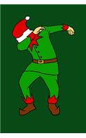 Dabbing Elf With Santa Hat Dab