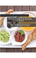 Blank Cookbook Recipes & Notes