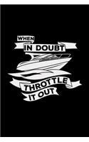 When in doubt throttle it out: 6x9 SPEEDBOAT - dotgrid - dot grid paper - notebook - notes