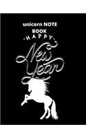 notebook gift unicorn: happy new year: Unicorn Journal and notebook gift: Journal and Notebook for Girls - Composition Size (8.5"x11") With Lined and Blank Pages, Perfect 