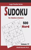 Sudoku For Adults & Seniors: 500 Hard Puzzles: : Keep Your Brain Young(17 Logic Puzzles)