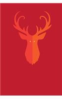 Deer with Antlers Design Journal: 150 page lined notebook/diary