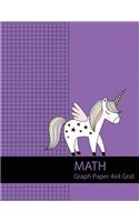 Math Graph Paper 4x4 Grid
