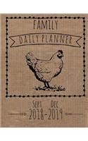 Family Daily Planner Sep 18 to Dec 19