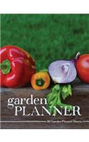 Garden Planner: Gardening and Landscape Layout Planning Pages; Vegetable Harvest Cover Photo