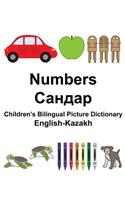 English-Kazakh Numbers Children's Bilingual Picture Dictionary