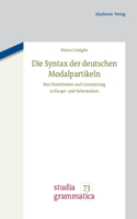 Syntax der deutschen Modalpartikeln