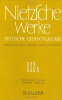 Nachgelassene Fragmente Herbst 1869 - Herbst 1872