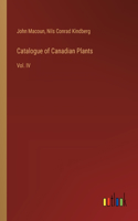 Catalogue of Canadian Plants