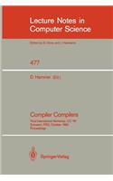 Compiler Compilers: Third International Workshop, CC `90. Schwerin, Frg, October 22-24, 1990. Proceedings
