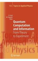 Quantum Computation and Information