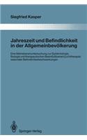 Jahreszeit Und Befindlichkeit in Der Allgemeinbevölkerung