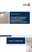 Automatisierte Akquisition Von Erfahrungsbasiertem Fertigungswissen Im Werkzeug- Und Formenbau: (23 Autouni - Schriftenreihe)