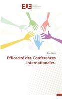 Efficacité Des Conférences Internationales