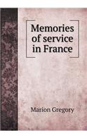 Memories of Service in France